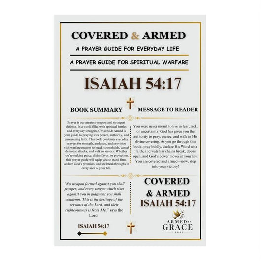 Covered & Armed Prayer Book - A Prayers Guide for Everyday Life & Spiritual Warfare