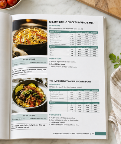 The High Protein Cookbook – 30-Day Meal Plan