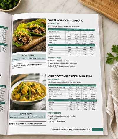 The High Protein Cookbook – 30-Day Meal Plan
