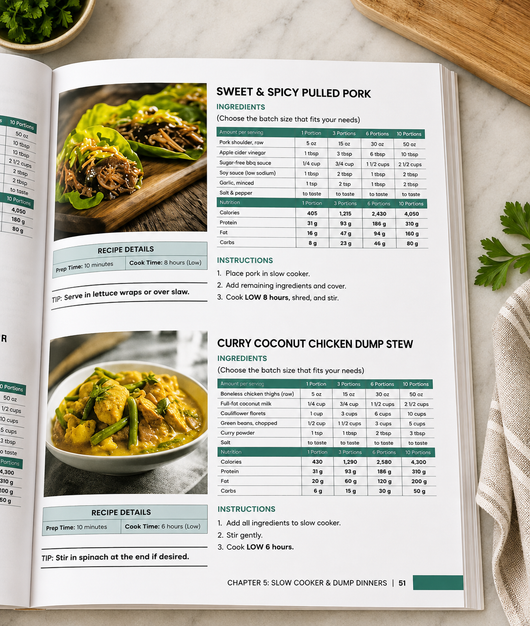 The High Protein Cookbook – 30-Day Meal Plan